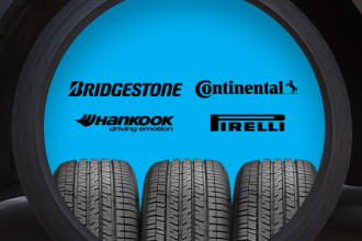 Get up to a $150 instant rebate on select sets of four Bridgestone, Continental, Hankook and Pirelli tires